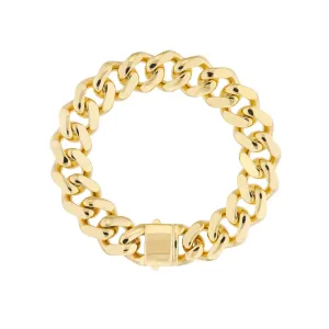 14K Gold 16.80MM Miami Cuban Chain Bracelet
