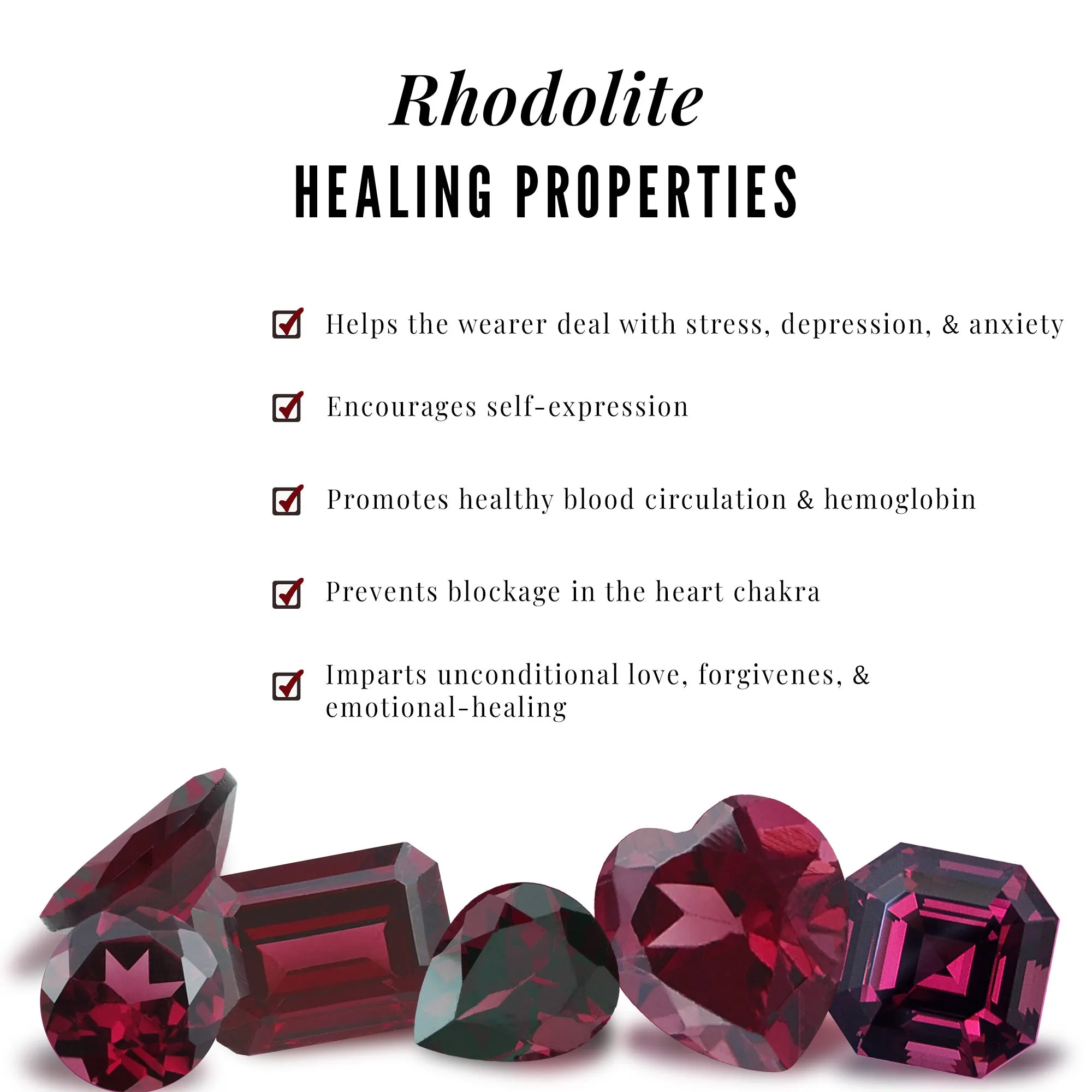 6 MM Rhodolite Solitaire Crown Stud Earrings