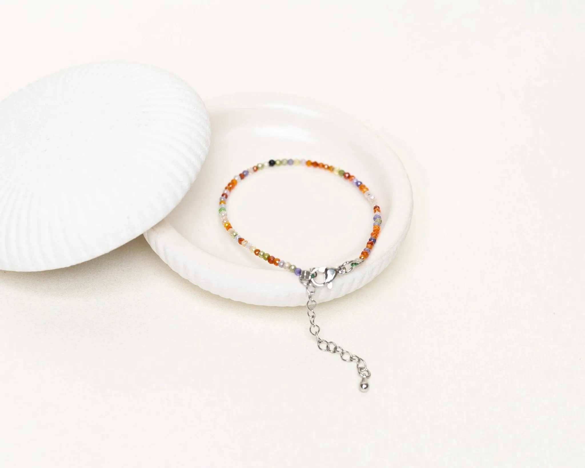 7 Chakra Faceted Bracelet