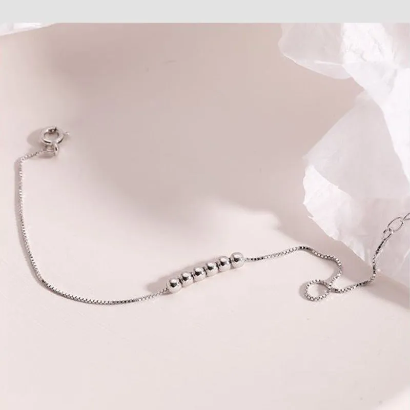 925 silver transfer beads bracelet