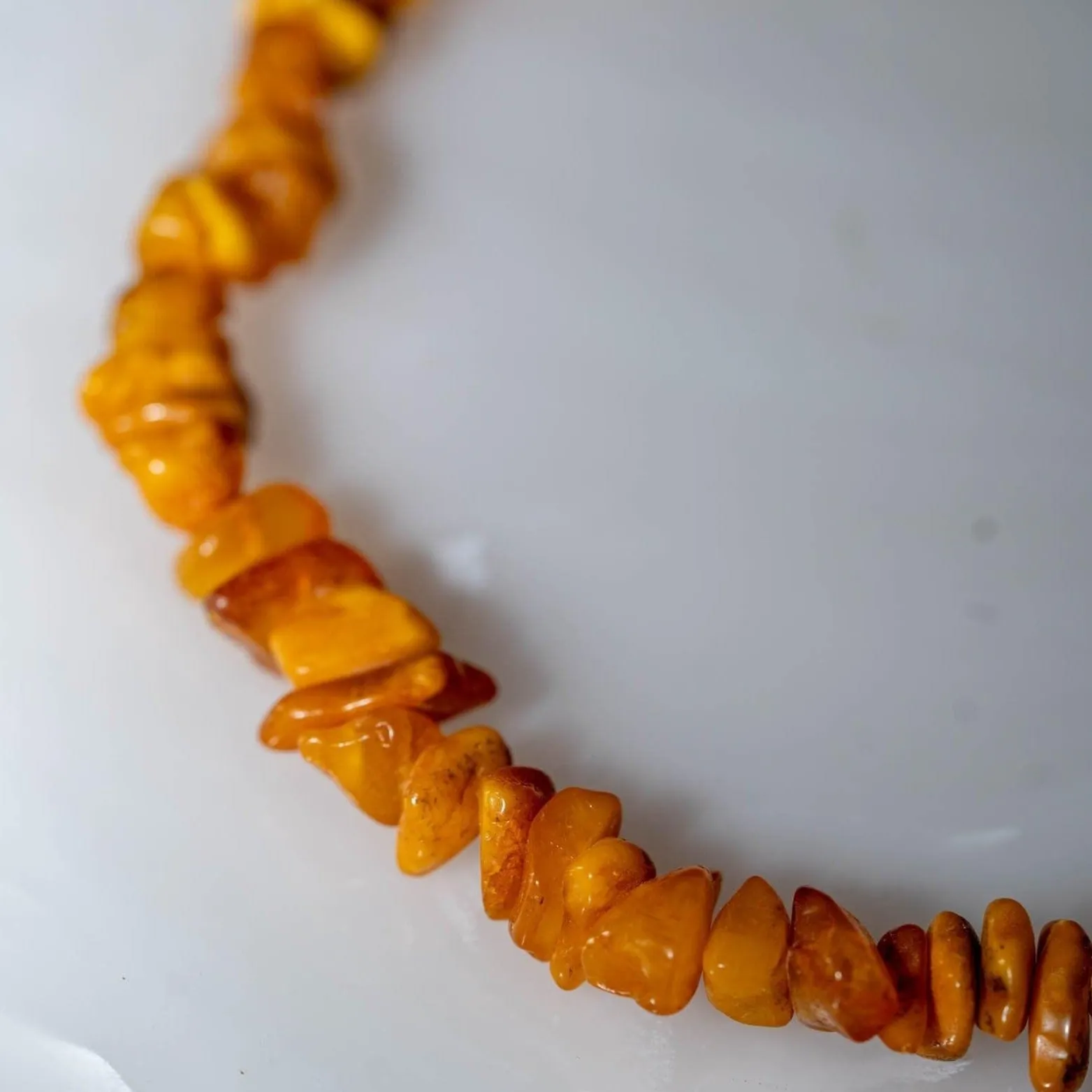 Amber Stone Necklace