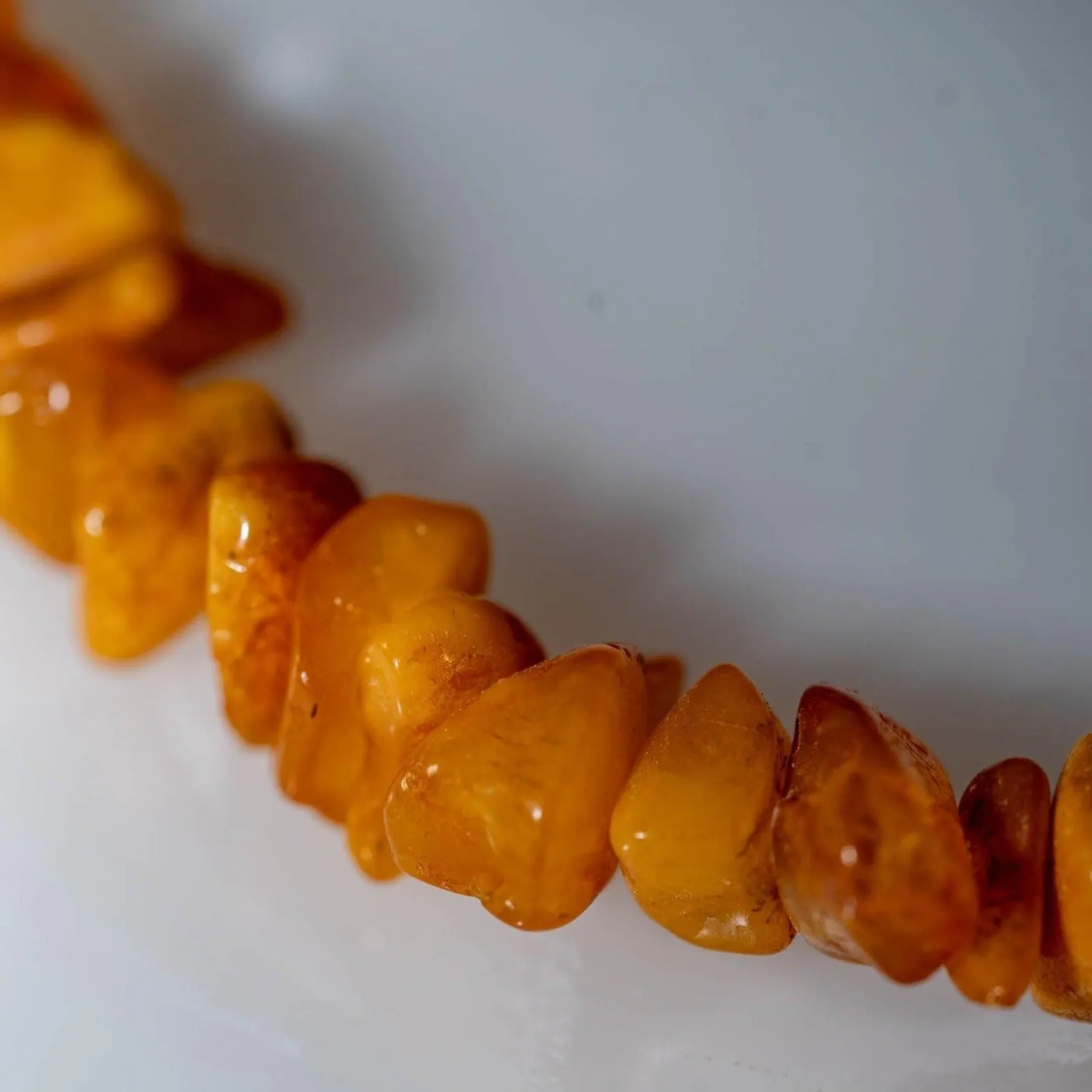 Amber Stone Necklace