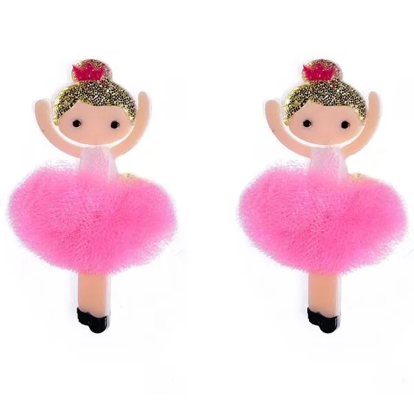 Ballerina Grace Pink Tutu Hair Clip
