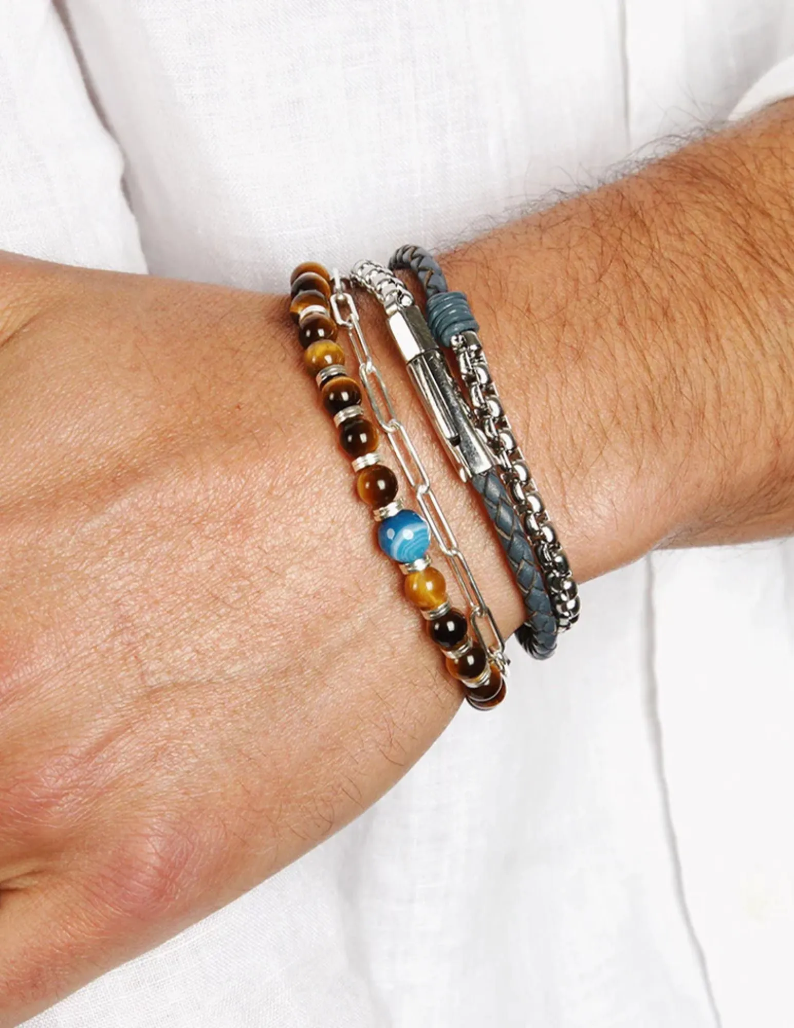 Beaded Bracelet | Tiger Eye