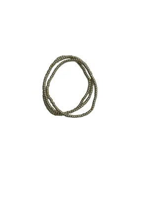 BoHo Platinum   Gold Filled Stacked Bracelet