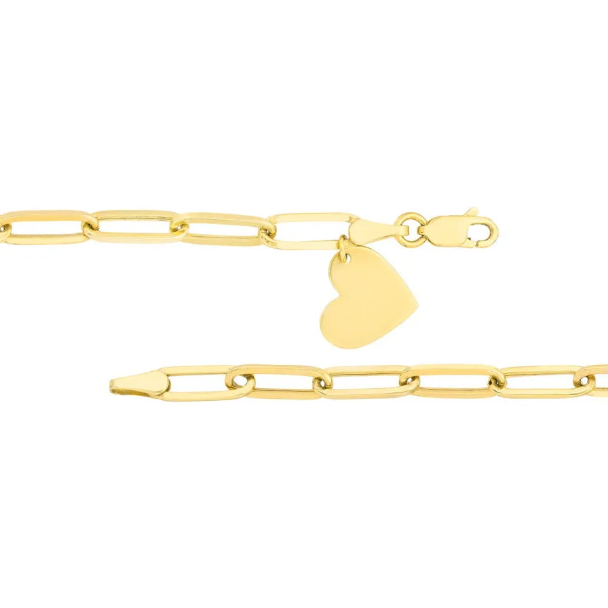 Bracelet With Hanging Heart