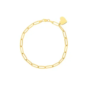 Bracelet With Hanging Heart