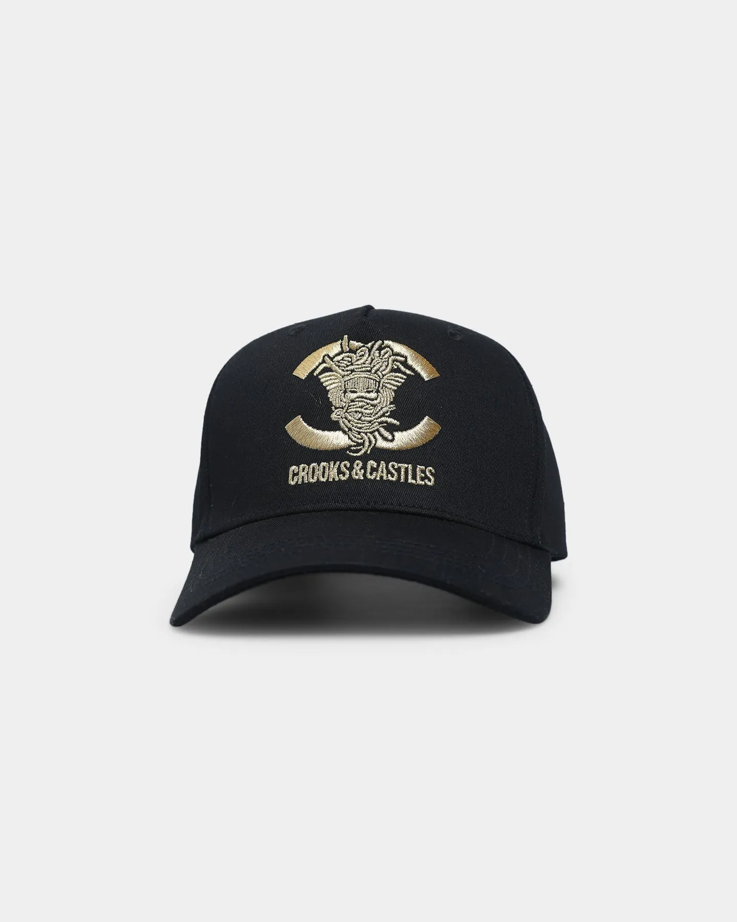 Crooks & Castles CC Medusa Lux Snapback Black/Gold