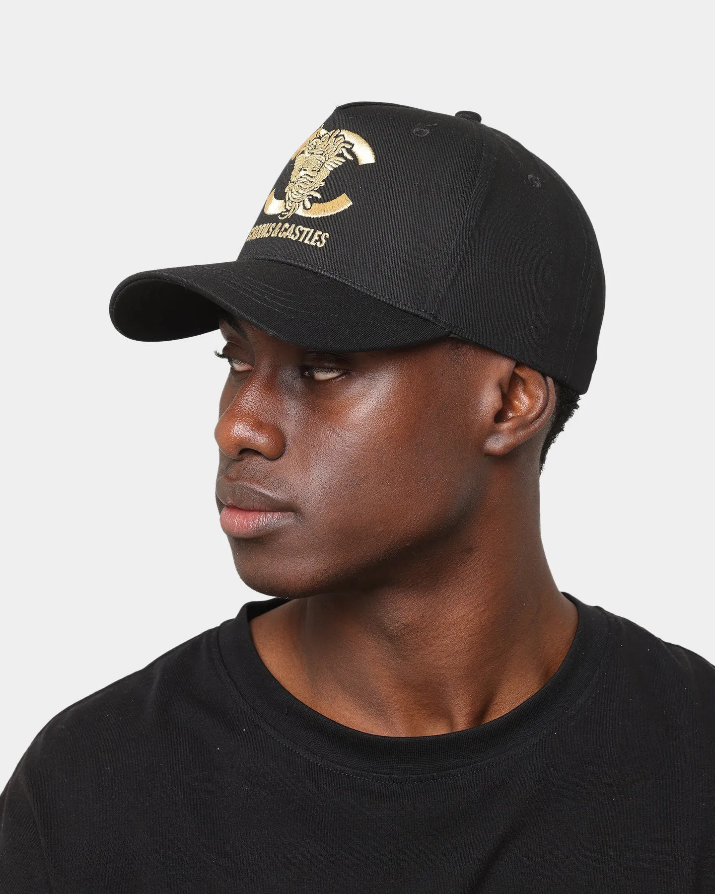 Crooks & Castles CC Medusa Lux Snapback Black/Gold
