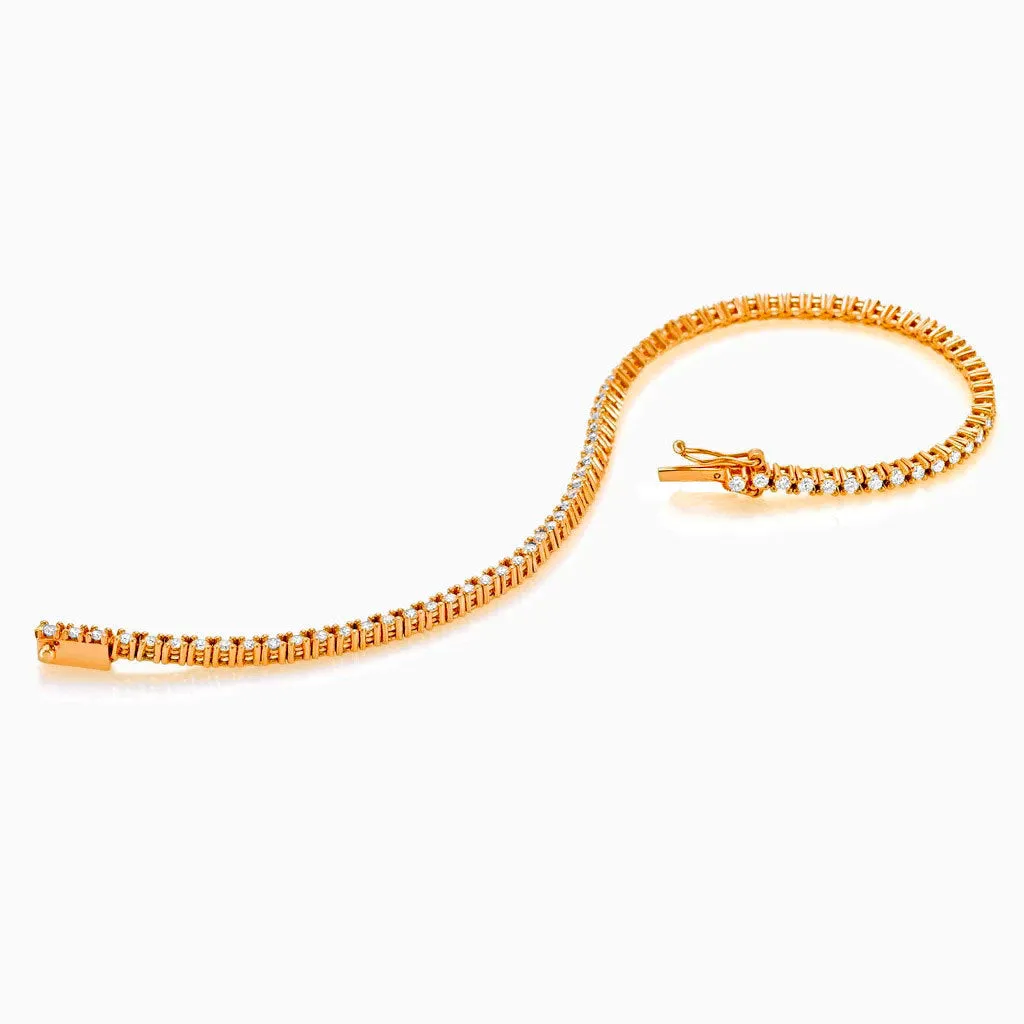 Diamond Tennis Bracelet (1.50 ct.) 1.7 mm 4-Prongs Setting in 14K Gold