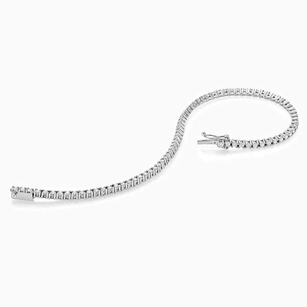 Diamond Tennis Bracelet (1.50 ct.) 1.7 mm 4-Prongs Setting in 14K Gold