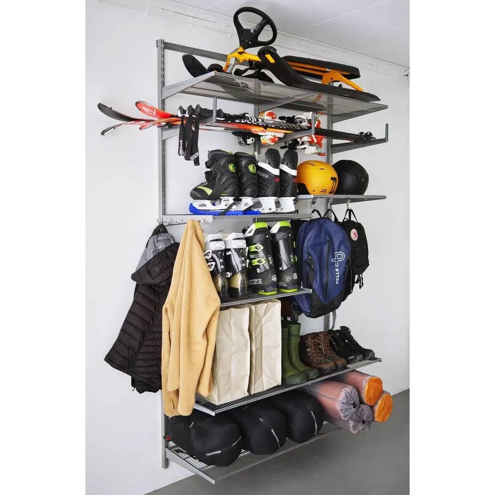 Elfa Garage Hobby & Sports Storage Solution W: 120 Platinum