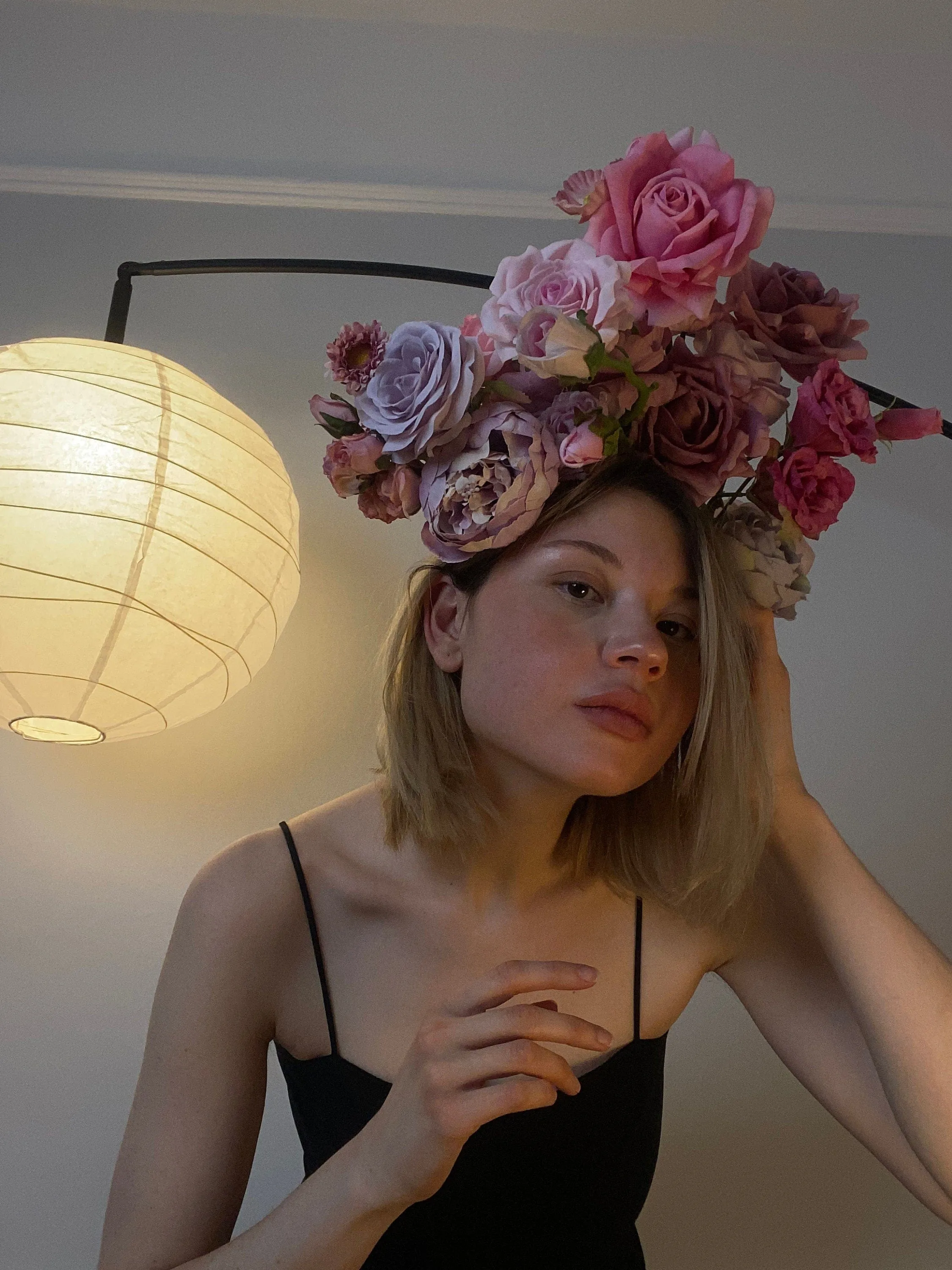 Encanto Inspired Disney Boho Flower Crown /  Purple Shades Boho Headpiece / Festival Crown