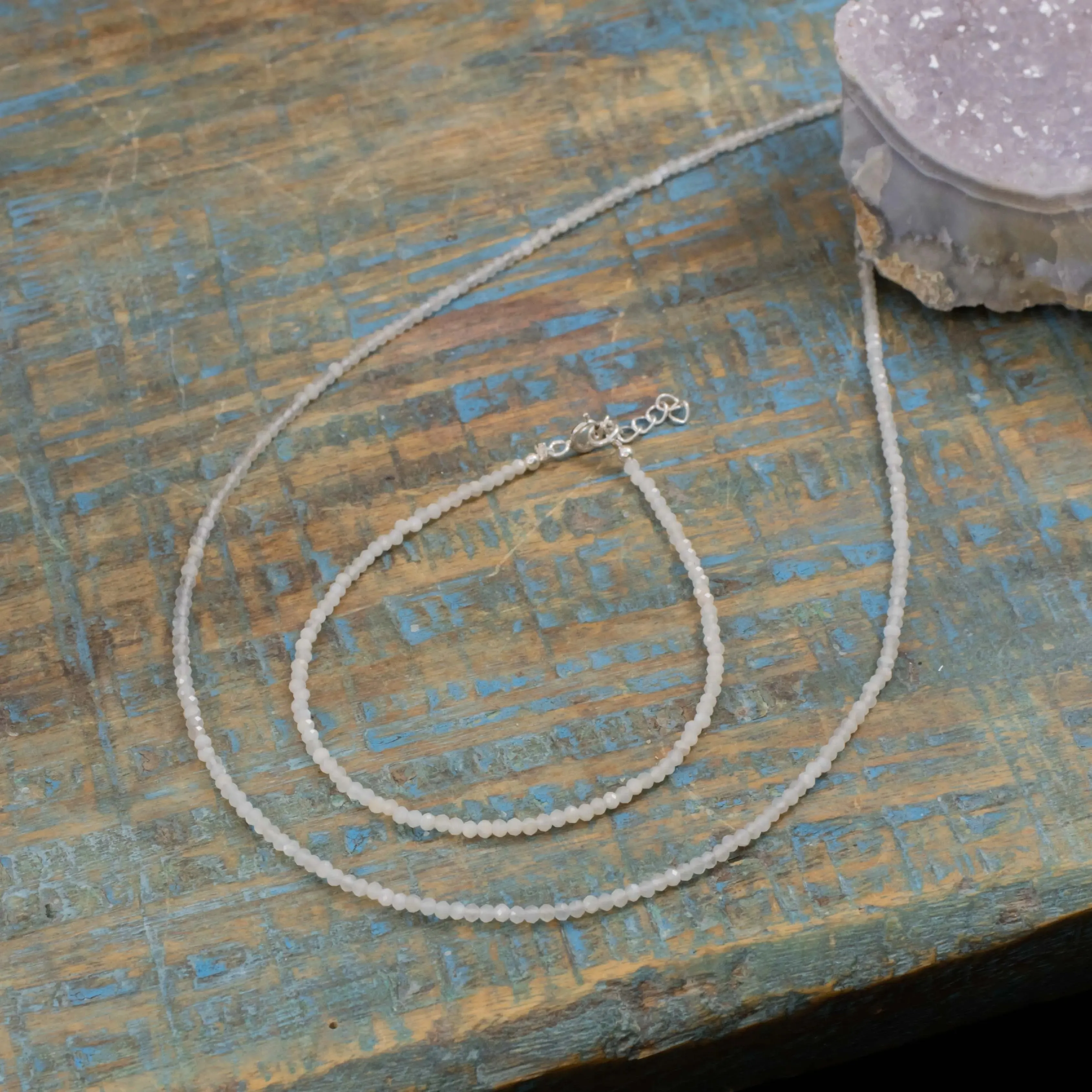 Faceted Crystal Bracelet & Necklace Sets