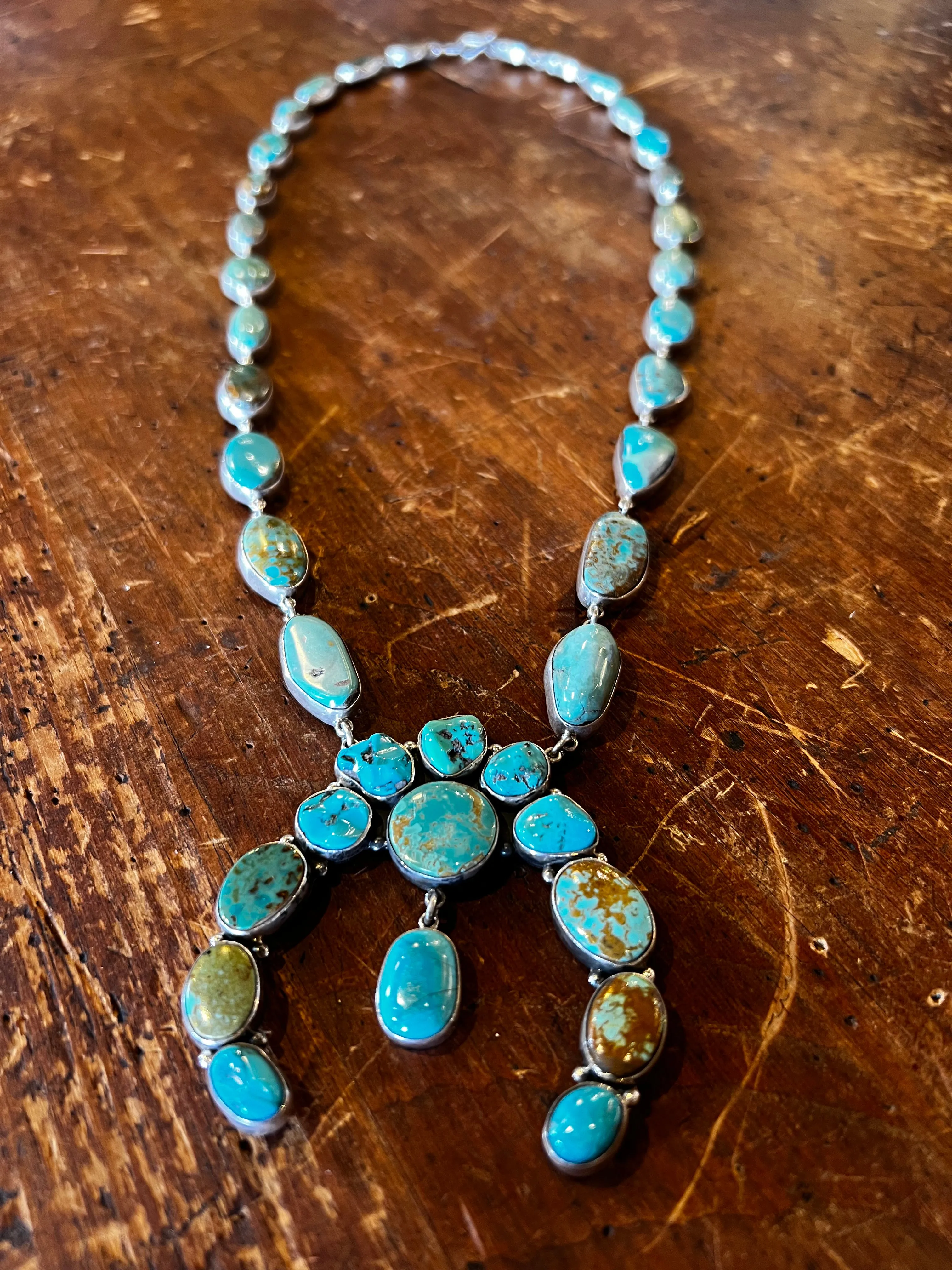 Federico Jimenez Turquoise Squash Necklace