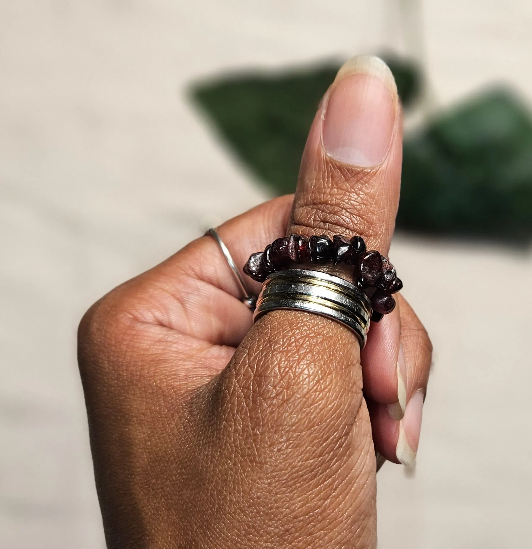 Garnet Shard Ring