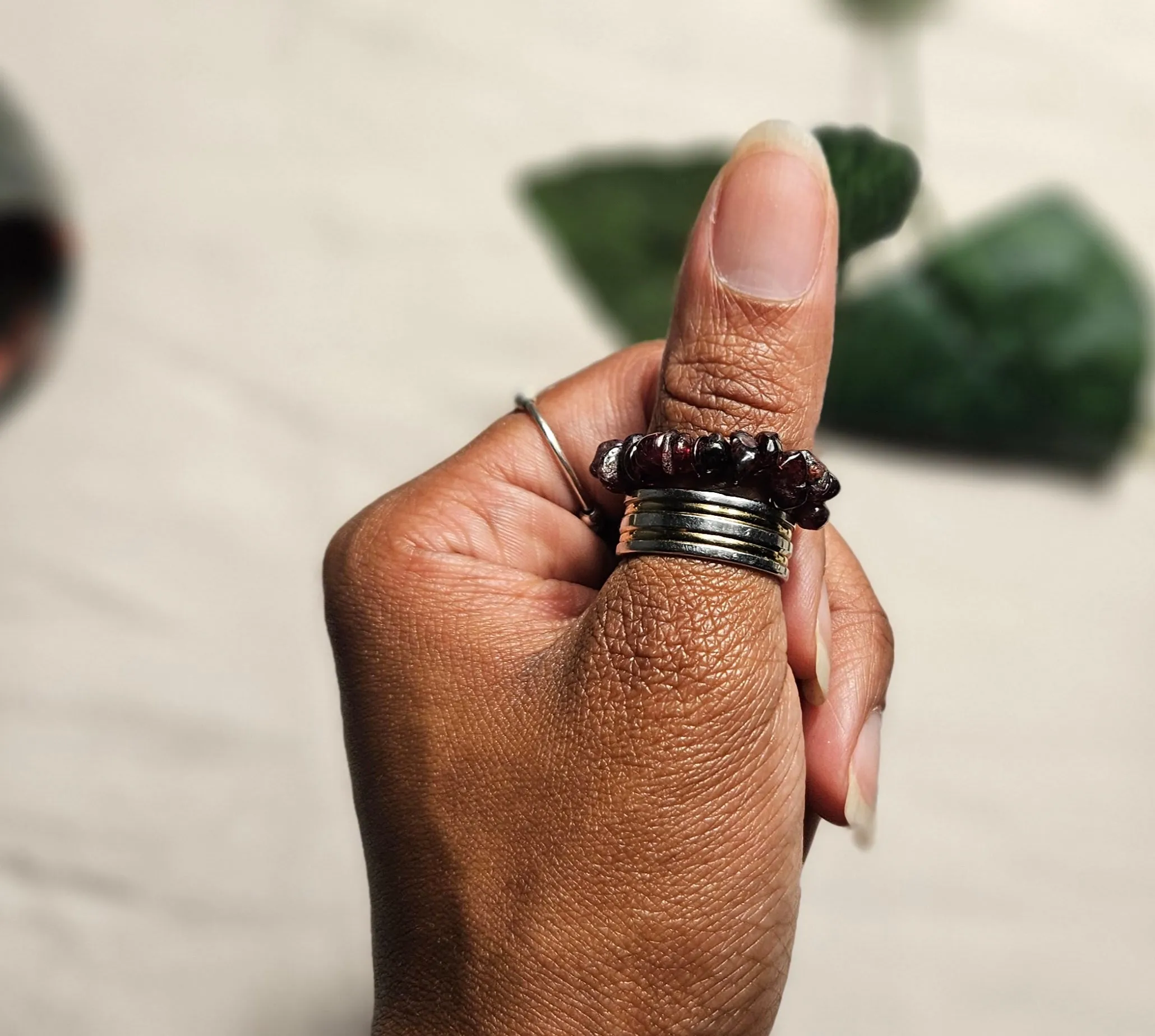 Garnet Shard Ring