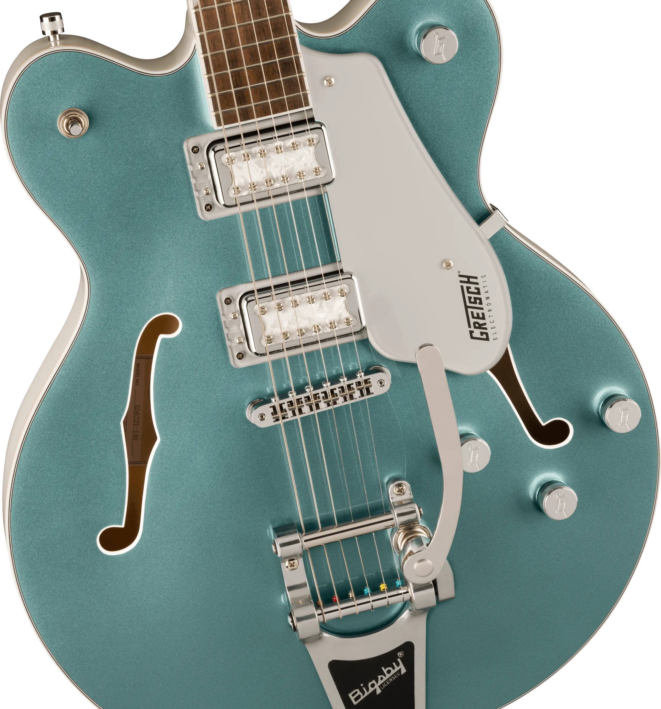 Gretsch G5622T-140 Electromatic 140th Double Platinum Centre Block with Bigsby - 
Two-Tone Stone Platinum/Pearl Platinum