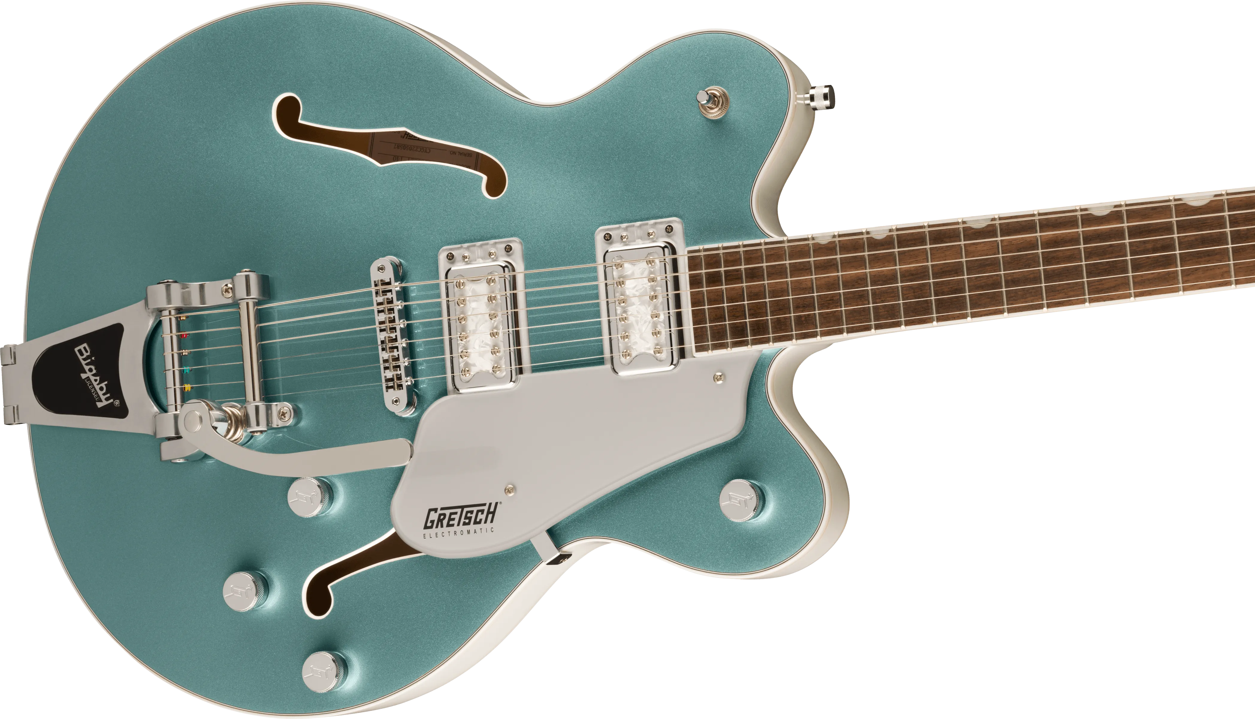 Gretsch G5622T-140 Electromatic 140th Double Platinum Centre Block with Bigsby - 
Two-Tone Stone Platinum/Pearl Platinum