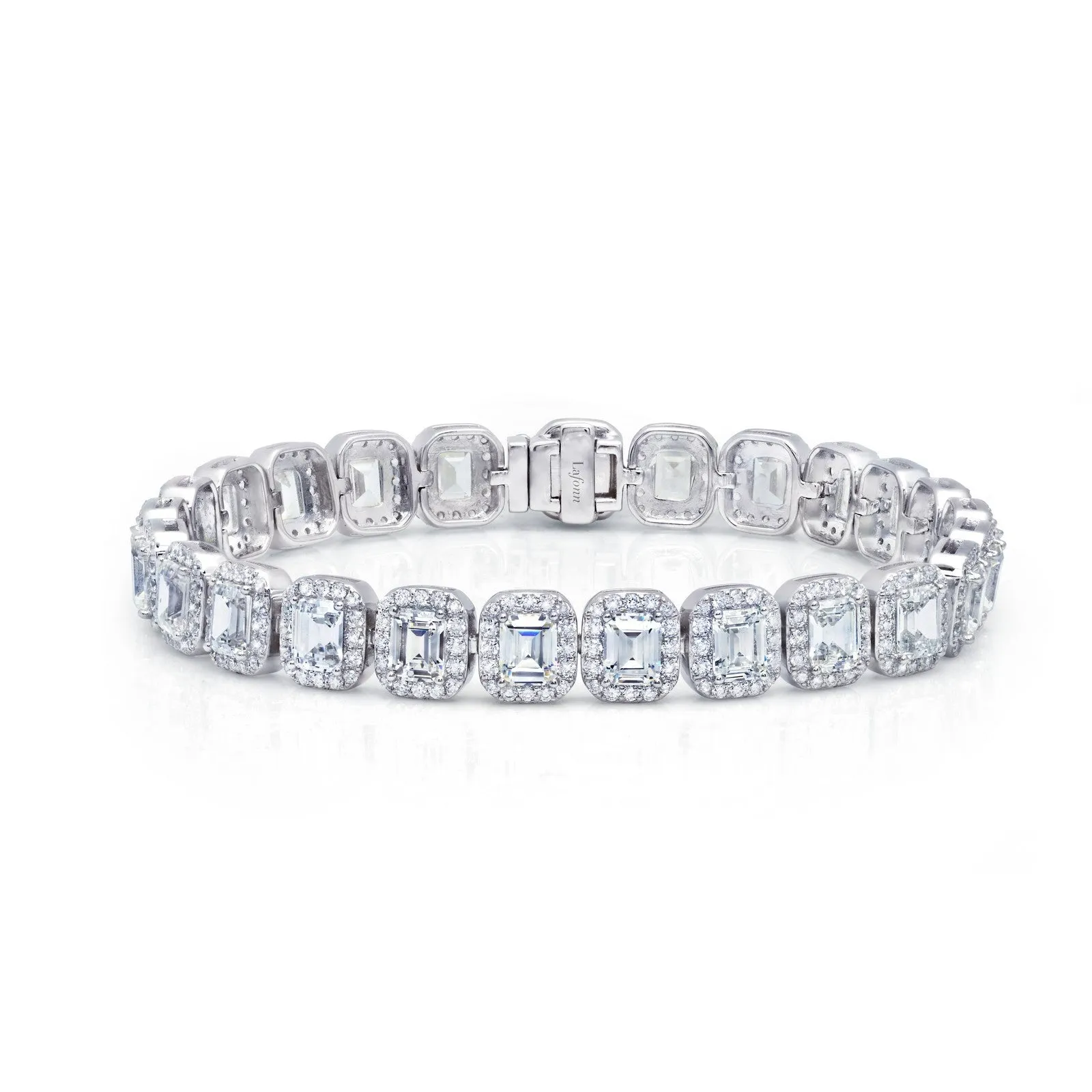Lafonn Classic Emerald Diamond Bracelet B0039CLP65