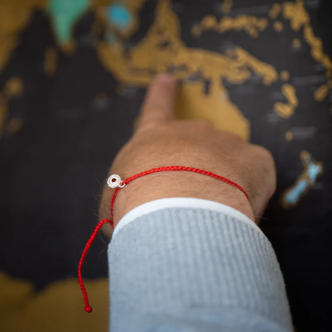 Lucky Red Original bracelet - 925S Silver & Red Garnet Stone