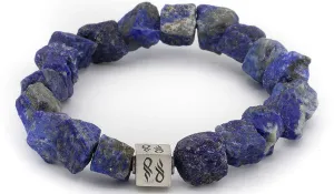 Luxury Raw Lapis Natural Gemstone Centerpiece Bracelet