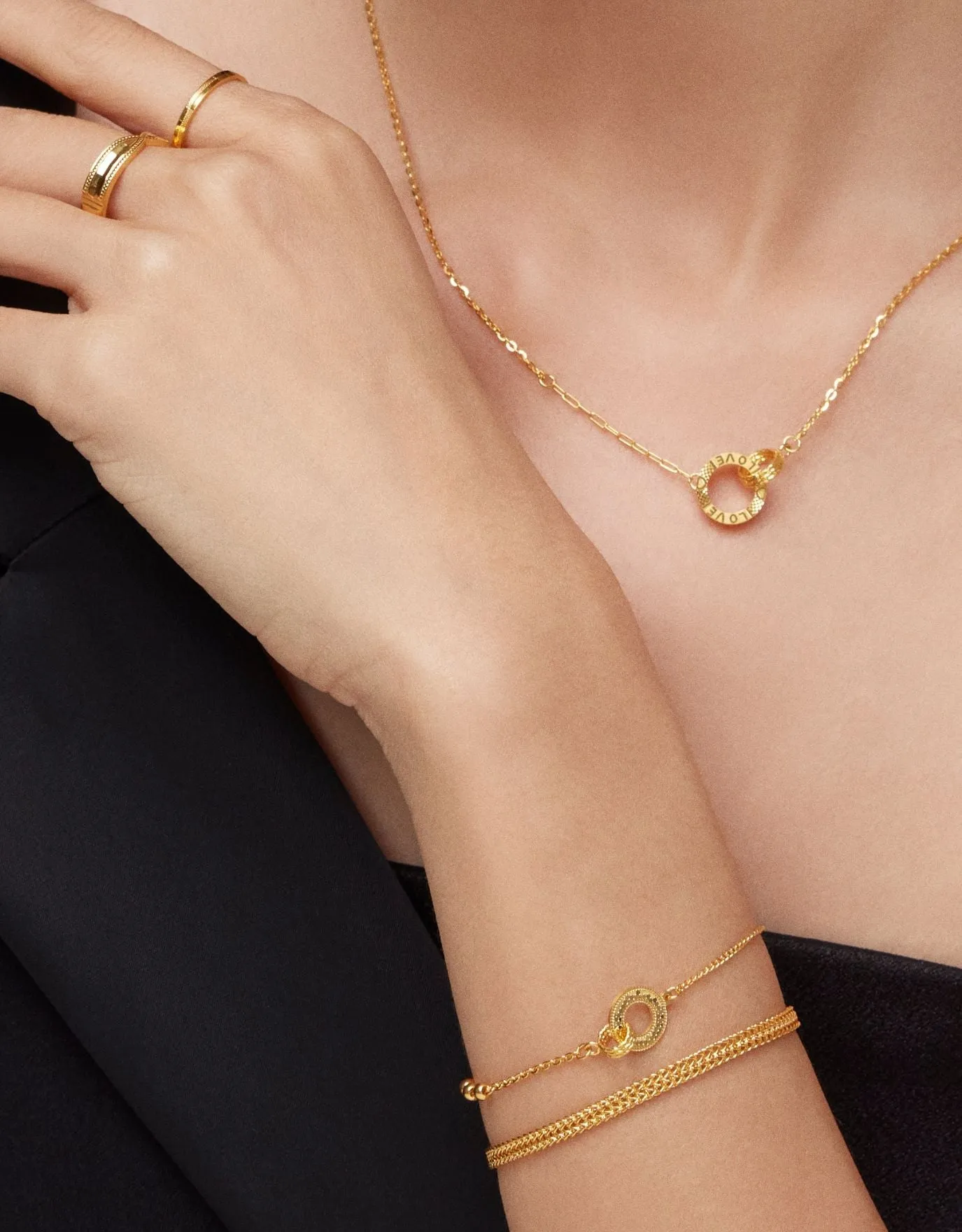 LVC 9IN Chain 999 Gold Bracelet