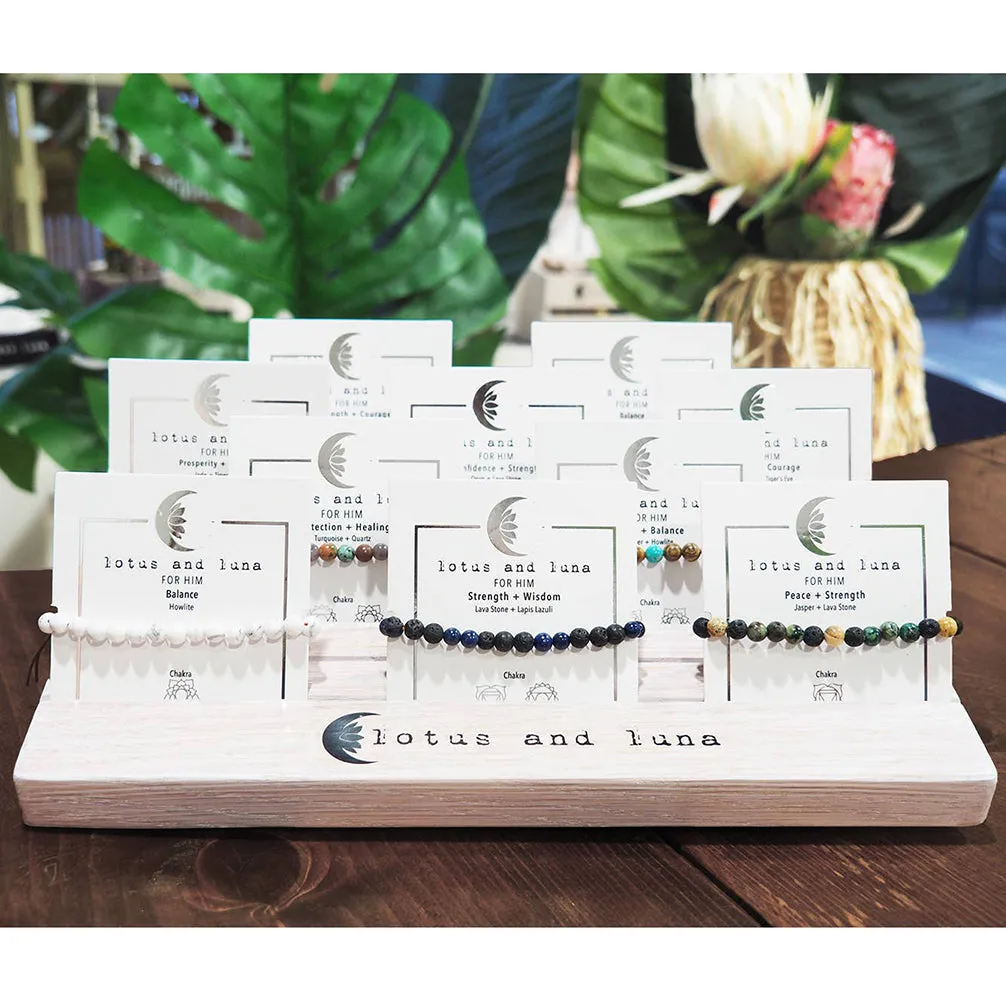 Men's Healing Bracelet Strength and Wisdom
