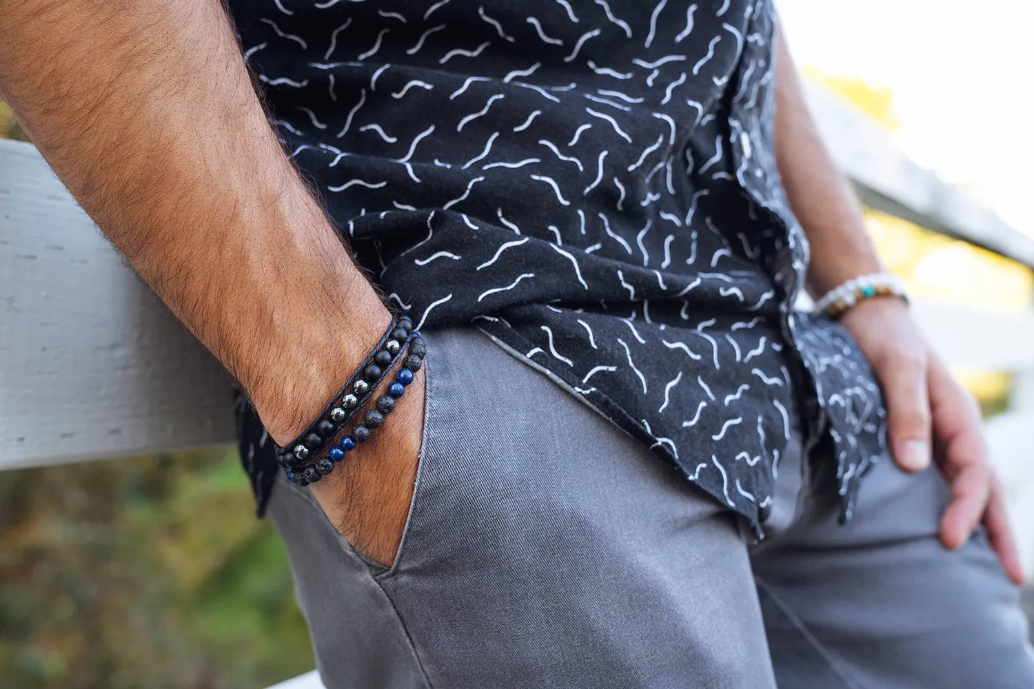 Men's Healing Bracelet Strength and Wisdom