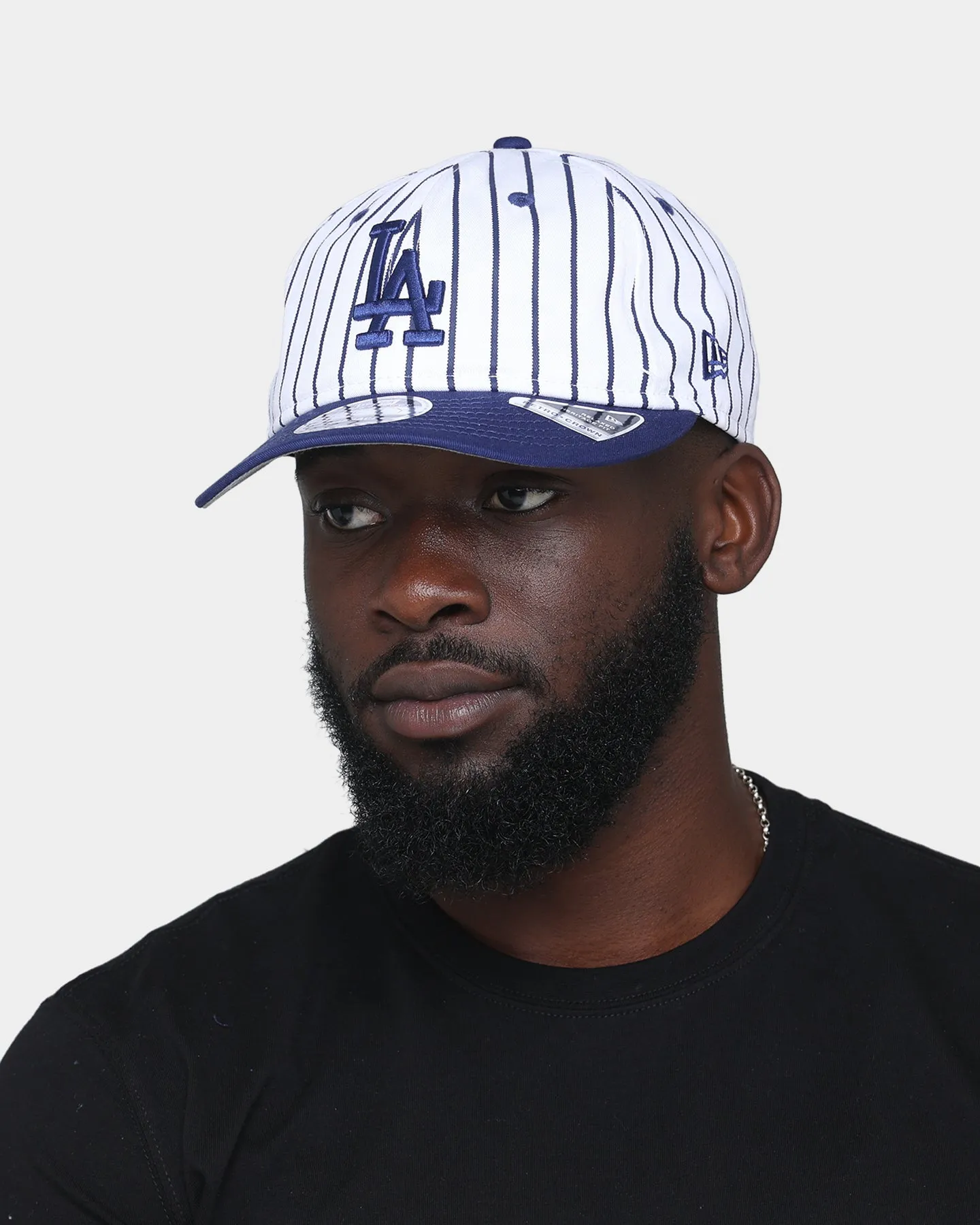 New Era Los Angeles Dodgers 'Pinstripe' 9FIFTY Retro Crown Snapback Dark Royal