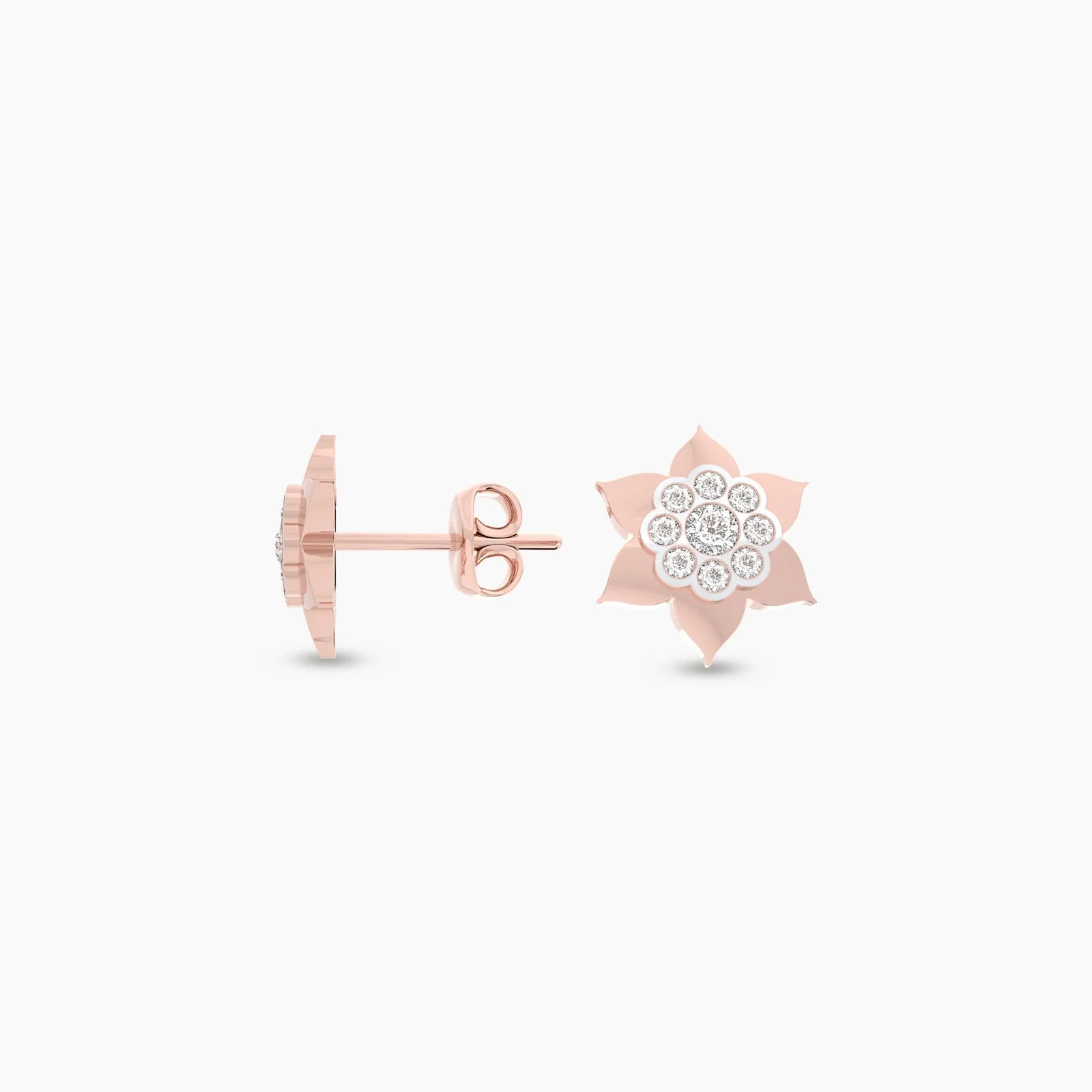 Nine Petals Natural Diamond Eartuds