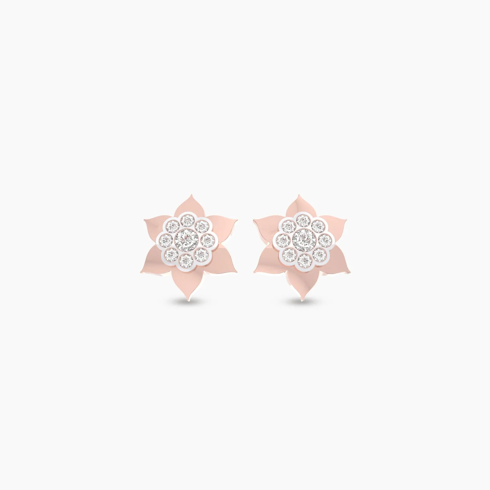 Nine Petals Natural Diamond Eartuds