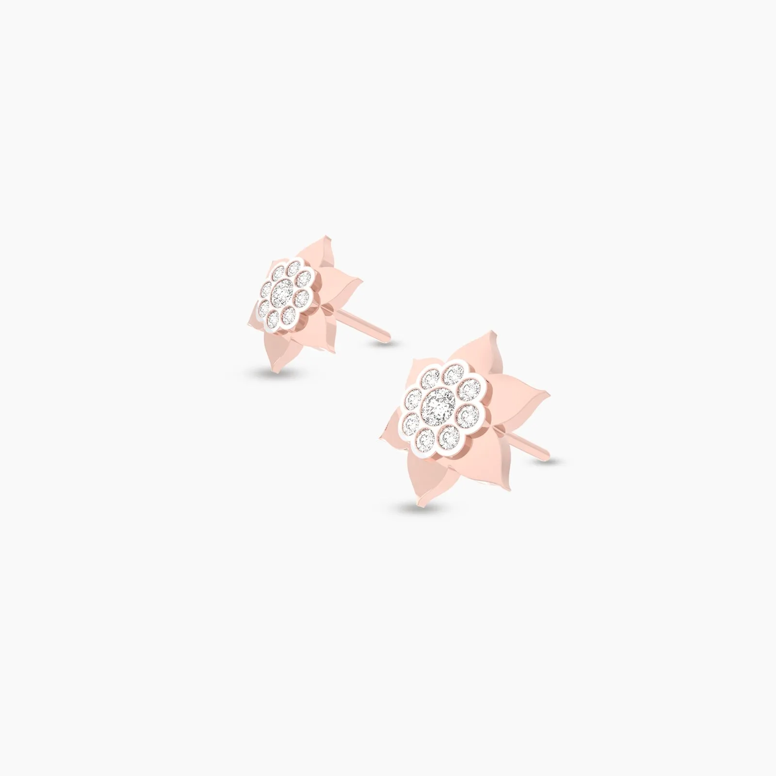 Nine Petals Natural Diamond Eartuds