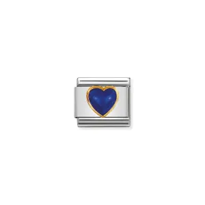 Nomination Classic Lapis Heart Charm