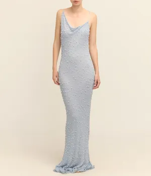 Pearl Gown in Blue