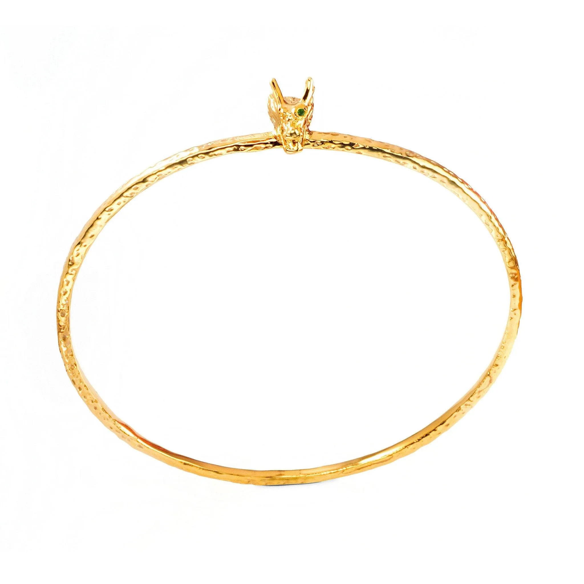 Perfect Dragon Bangle with Semi Precious Stone