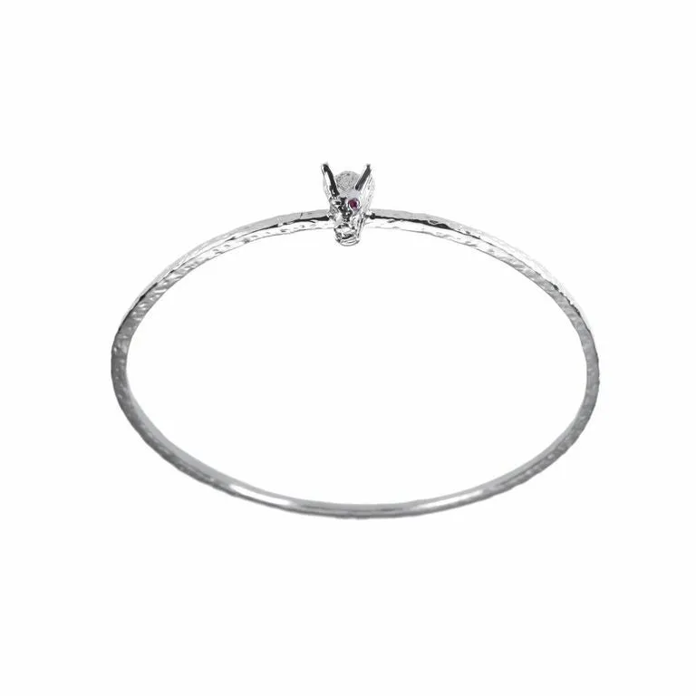 Perfect Dragon Bangle with Semi Precious Stone