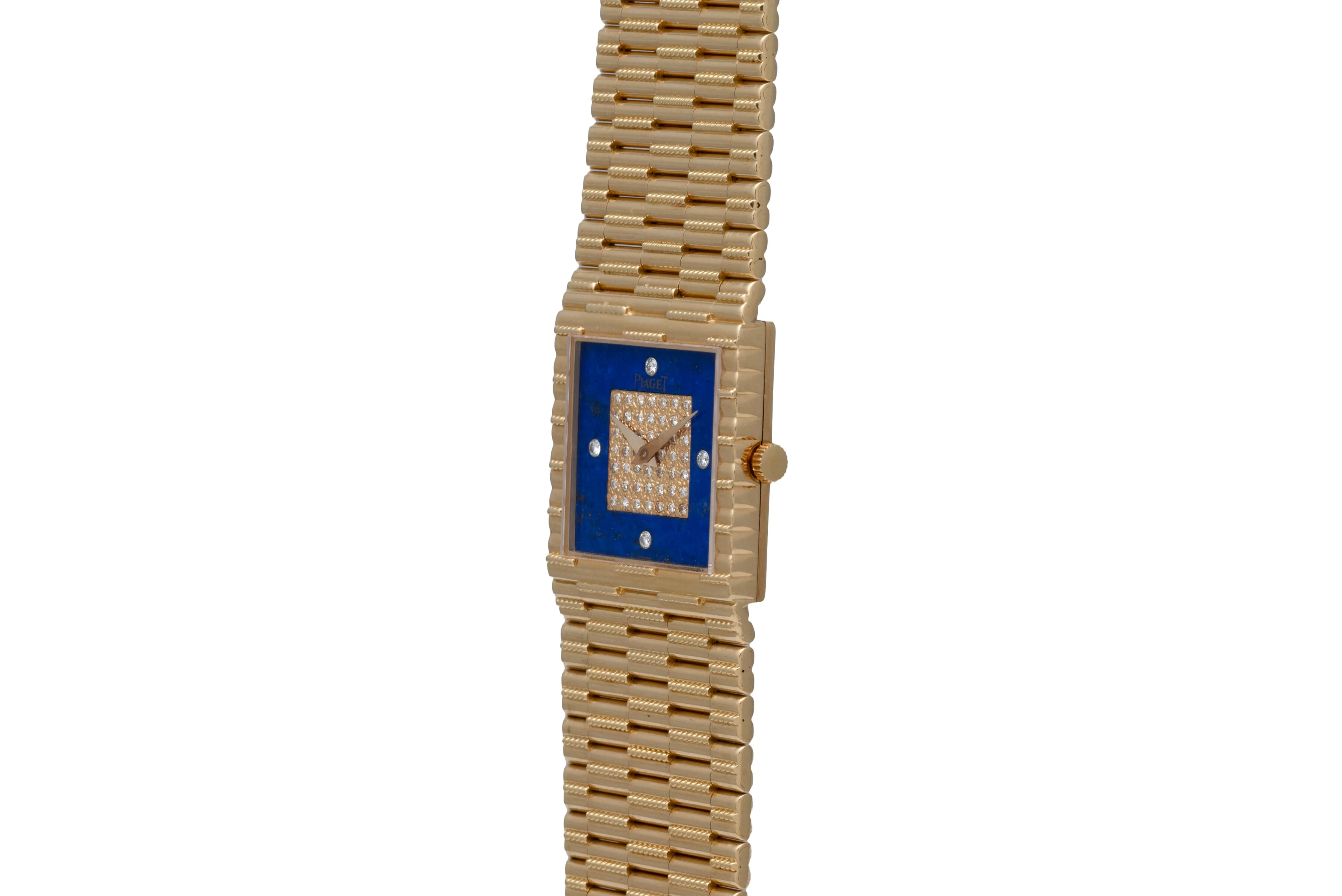 Piaget Tradition 'Lapis Lazuli' Diamond Dress Watch
