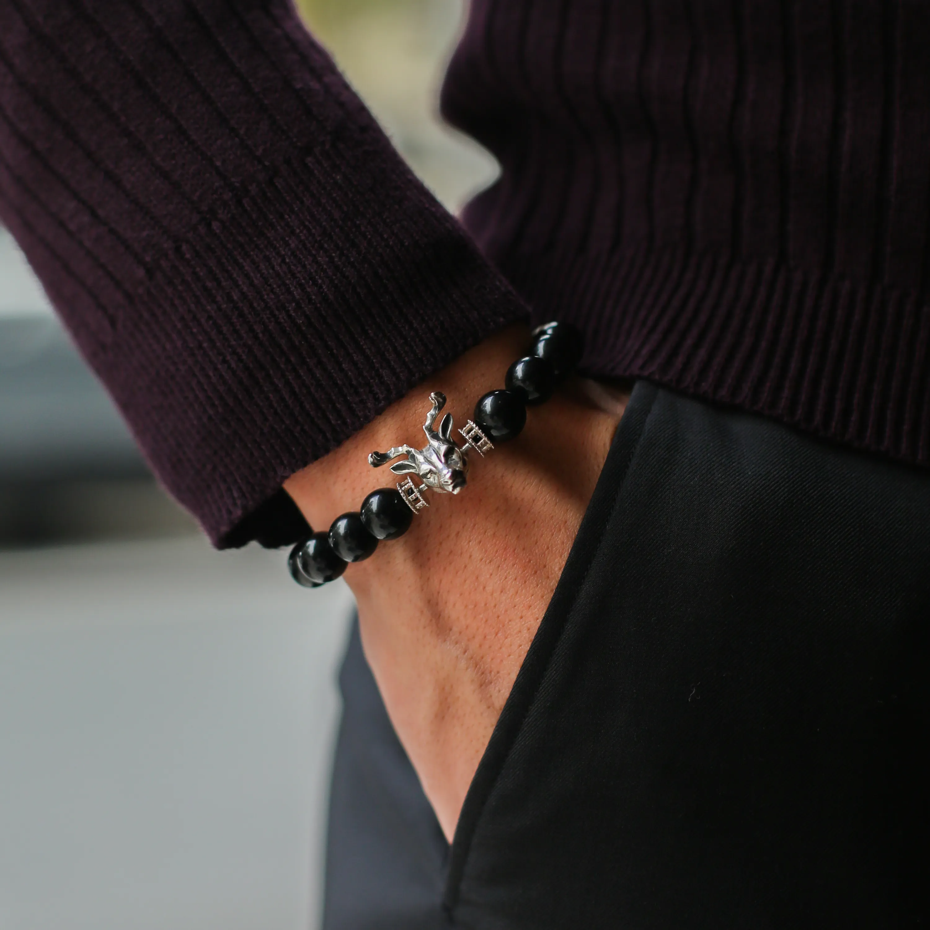 Plain Beaded Bracelet (Chain Only, without charm)