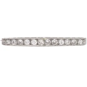 Platinum and Diamond Pin/Brooch
