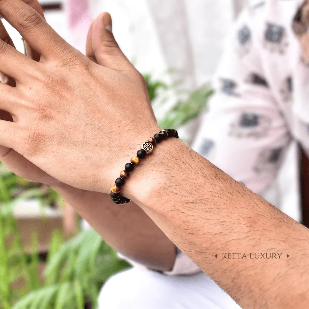 Protection Ally - Tiger Eye & Black Onyx Bracelet