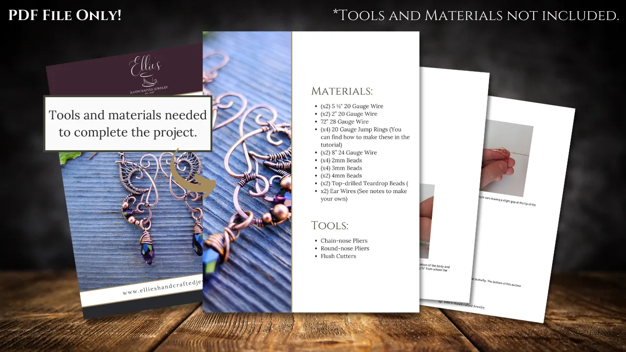 "Graceful Butterfly" Earring Tutorial