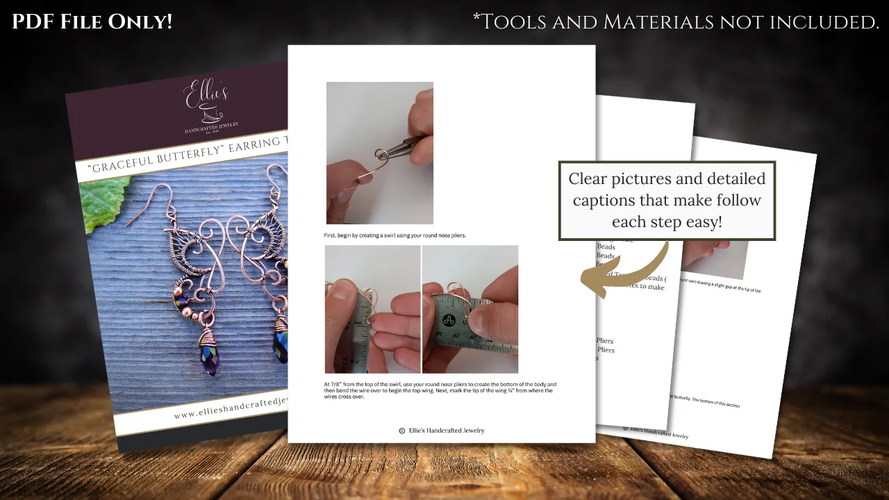 "Graceful Butterfly" Earring Tutorial