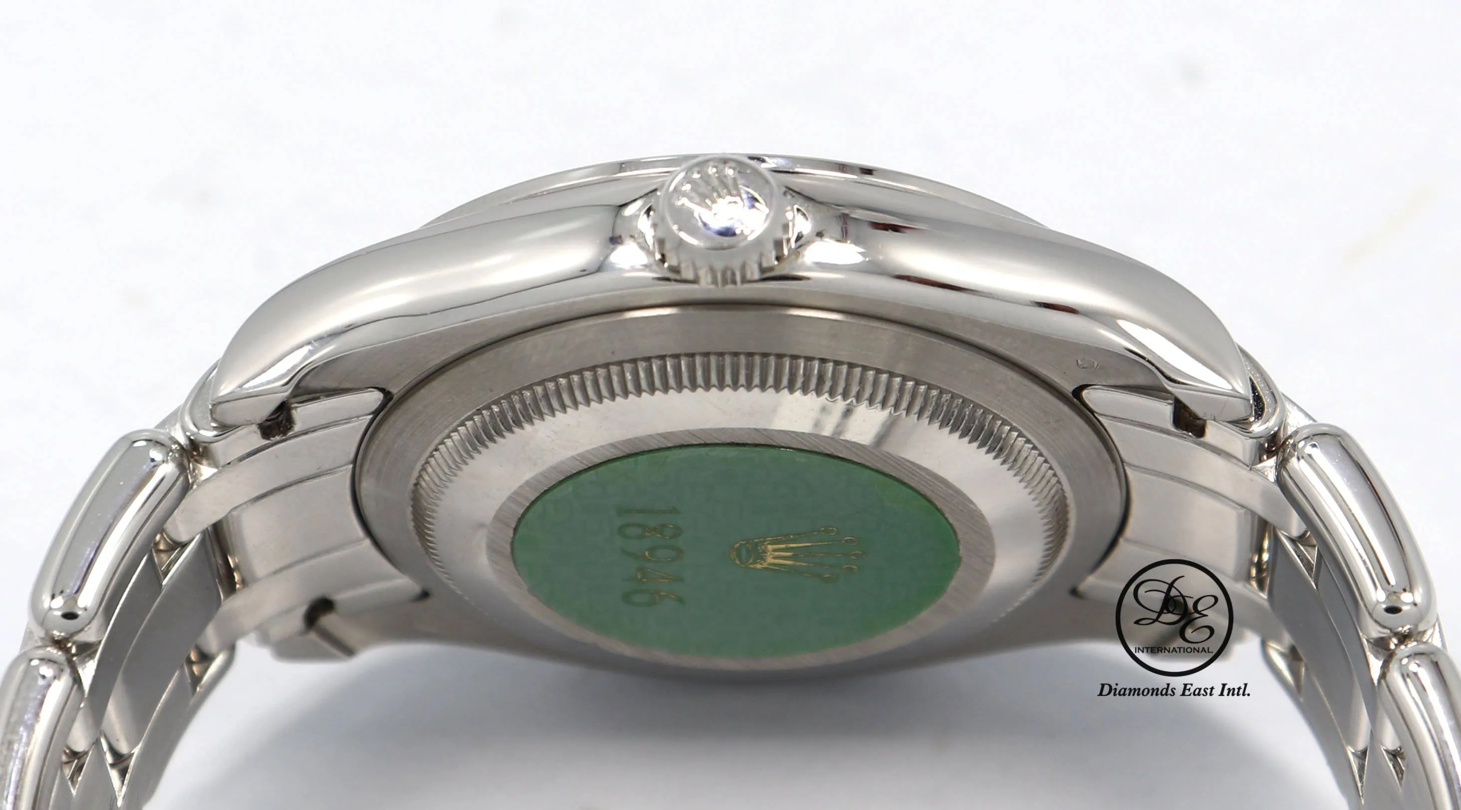 ROLEX Masterpiece 18946 Day-Date 39mm Platinum Factory MOP Diamonds Dial Bezel