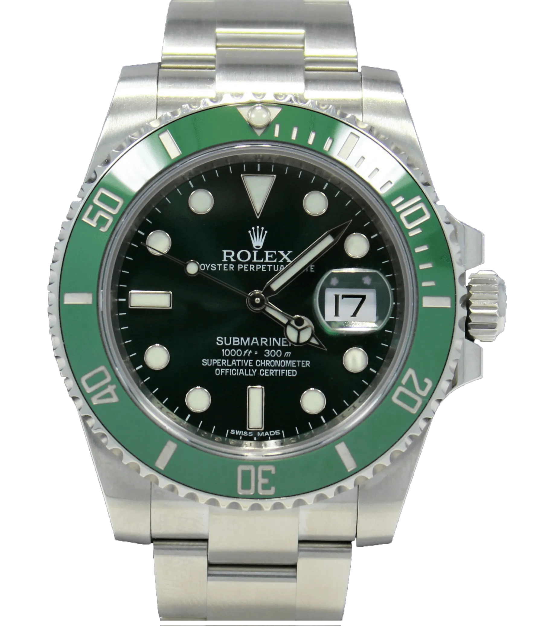 Rolex Oyster Perpetual Submariner 116610LV HULK UNWORN