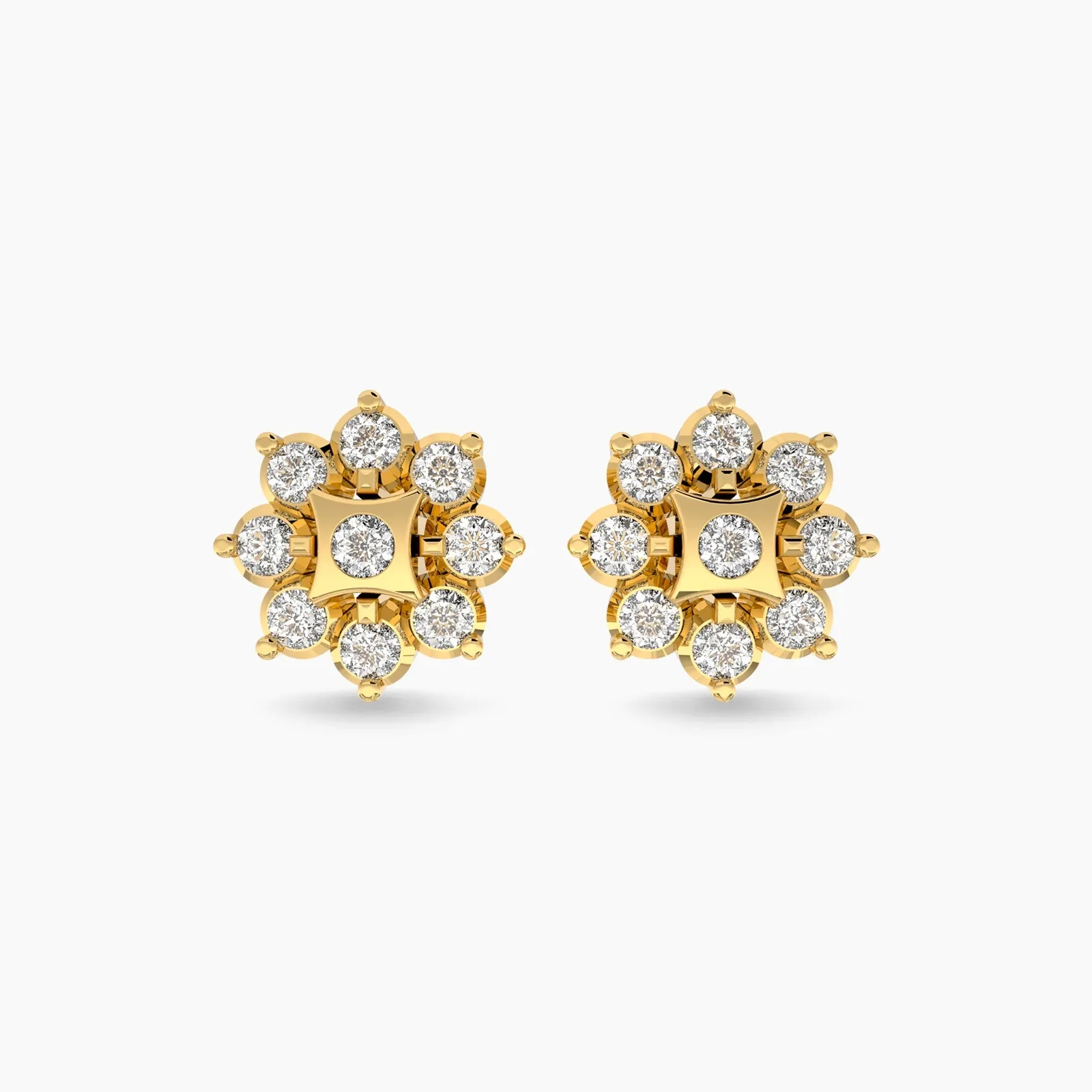 Rose Diamond Earstud