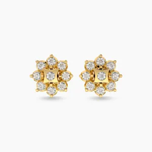 Rose Diamond Earstud