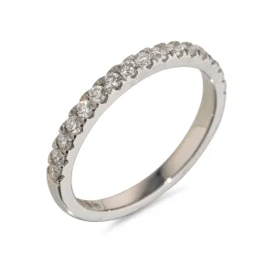 Signature Daily Diamond Platinum Half Eternity Ring
