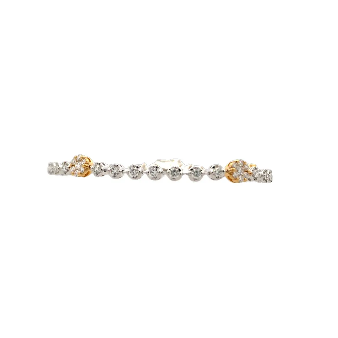 Simon G Jewelry Two-Tone Diamond Tennis Bracelet