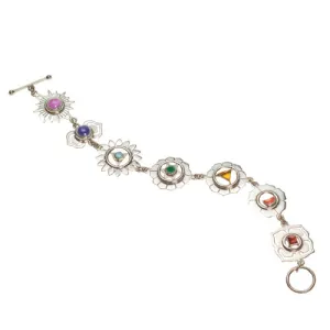 Sterling Chakra Bracelet